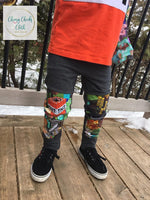 ALL SIZES Grow Along Pants (Joggers to leggings)- PDF Apple Tree Sewing Pattern (bonus extended sizes included)