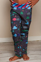 BIG KIDS Grow Along Pants (Joggers to leggings) - PDF Apple Tree Sewing Pattern