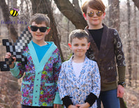 Big Kids Classic Cardigan - PDF Apple Tree Sewing Pattern