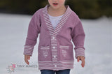 Big Kids Classic Cardigan - PDF Apple Tree Sewing Pattern