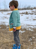 Little Kids Classic Cardigan - PDF Apple Tree Sewing Pattern