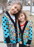 Big Kids Classic Cardigan - PDF Apple Tree Sewing Pattern