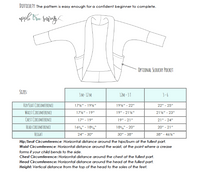 Little Kids Cocoon Cardi- PDF Apple Tree Sewing Pattern