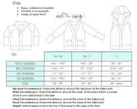 Little Kids Classic Cardigan - PDF Apple Tree Sewing Pattern