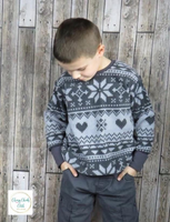 Big Kids Banff Grow With Me Sweatshirt Pattern- PDF Apple Tree Sewing Pattern