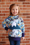 Big Kids Banff Grow With Me Sweatshirt Pattern- PDF Apple Tree Sewing Pattern