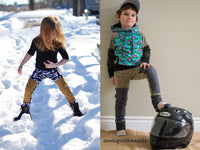 Little Kids Grow Along Pants: Grow with me joggers to leggings- PDF Apple Tree Sewing Pattern