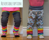 Little Kids Grow Along Pants: Grow with me joggers to leggings- PDF Apple Tree Sewing Pattern