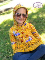 All Sizes Hooded Grow With Me Dress  - PDF Apple Tree Sewing Pattern (bonus extended sizes included)