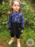 Big Kids Hooded Dress Grow With Me Dress -PDF Apple Tree Sewing Pattern