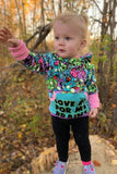 Little Kids Color Blocked Hoodie Grow With Me Hoodie - PDF Apple Tree Sewing Pattern