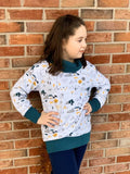 All Sizes Banff Sweatshirt- PDF Apple Tree Sewing Pattern