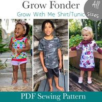 All sizes Grow Fonder - PDF Apple Tree Sewing Pattern (bonus extended sizes included)