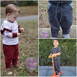 Little Kids SG Joggers- Grow With Me Slouchy Fit Joggers