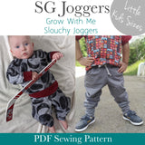 Little Kids SG Joggers- Grow With Me Slouchy Fit Joggers