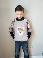 Big Kids Bunnyhug Grow With Me Hoodie - PDF Apple Tree Sewing Pattern