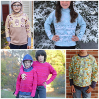 Big Kids Slouchy Dolman- PDF Apple Tree Sewing Pattern