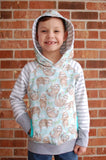 All Sizes Bunnyhug Grow With Me Hoodie - PDF Apple Tree Sewing Pattern (bonus extended sizes included)